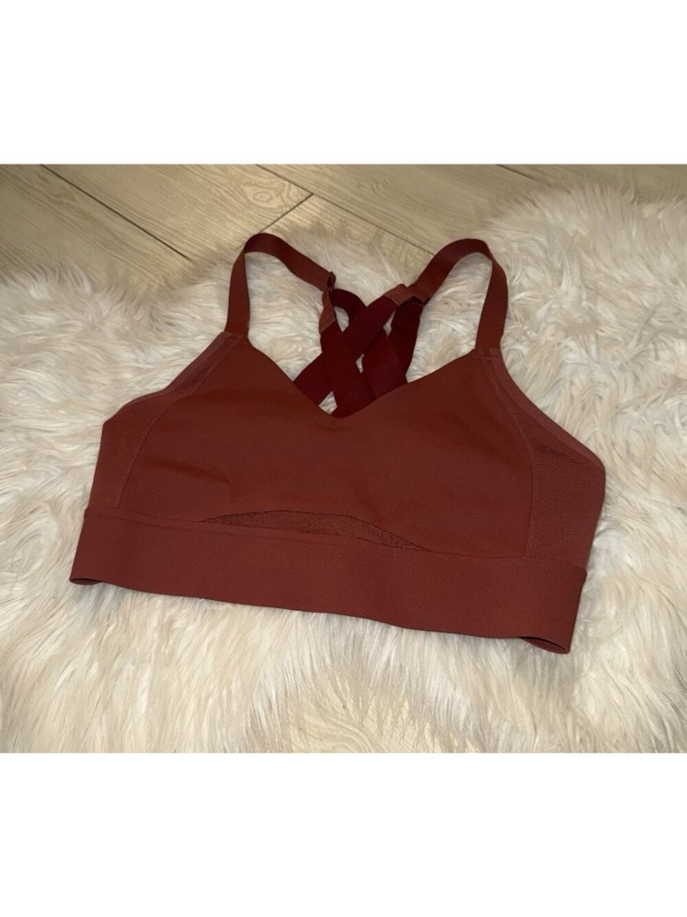 Brooks Drive Interlace Run High Impact Sports Bra WF Womens 34C/D 350082 New